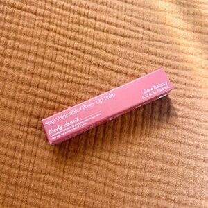 NIB Rare Beauty Stay Vulnerable Glossy Lip Balm in SOLD OUT Nearly Apricot Shade
